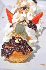 train de profiteroles