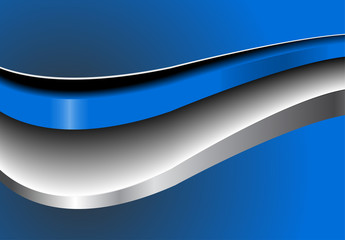 Abstract background blue silver