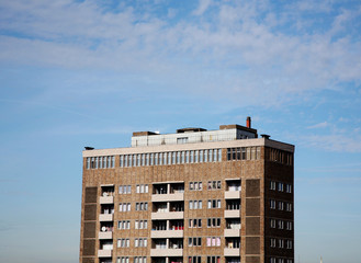 social housing block
