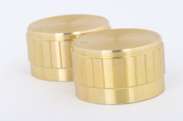 Two gold knobs