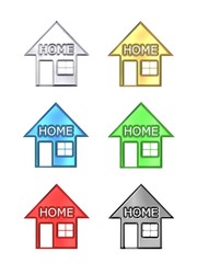 flèches home métalliques