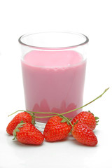 Batido de fresa