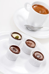 chocolate candies.