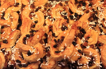 Tray of danish pastries