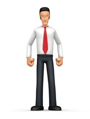 Angry Businessman