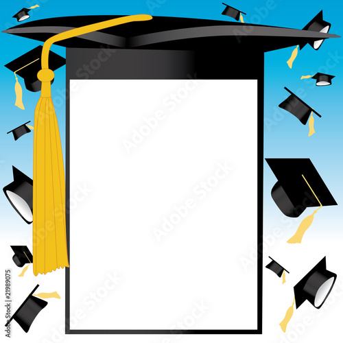 "Graduation background vector" Stock image and royalty 