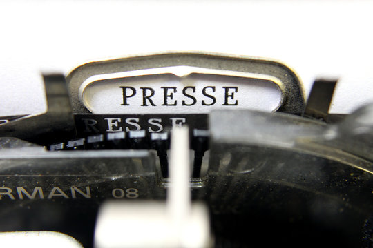 Presse Typewriter