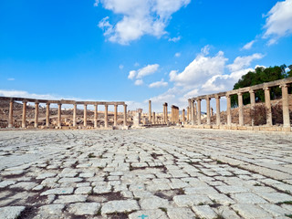 The Forum in Jerash, Jordan.