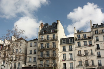 Fototapeta na wymiar architecture parisienne