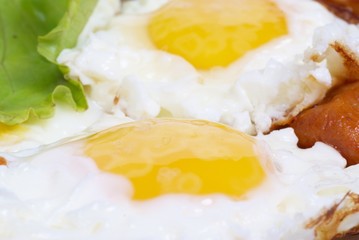 Fried eggs