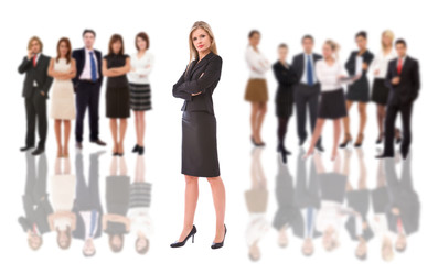Obraz premium young businesswoman
