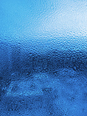 water drops on glass