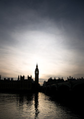 Fototapeta na wymiar Big Ben i Houses of Parliament