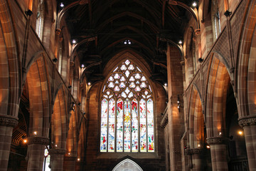 Fototapeta premium Birmingham church interior (St. Martin in Bull Ring)