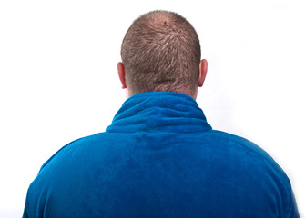 close up portrait capture of overweight male