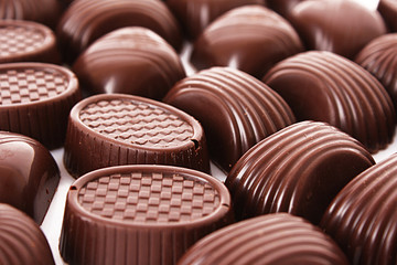 Chocolate isolated on white