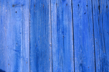texture planches de bois bleu viellies