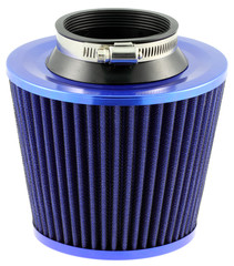 filtre bleu voiture tuning, fond blanc