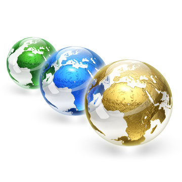 world globes