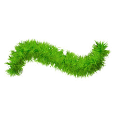 High resolution conceptual grass symbol isolated on white