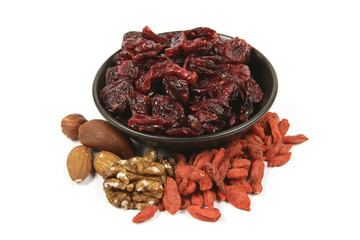 Cranberries in a Bowl