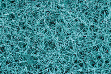 Synthetic plastic threads