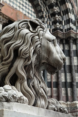 Cathedral of St. Lawrence (st Lorenzo) Genoa Italy