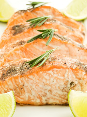 Baked salmon