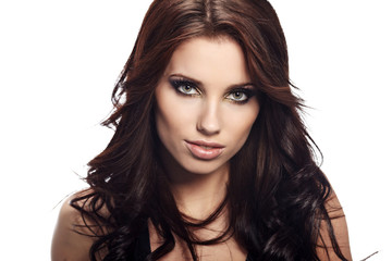 Naklejka premium Portrait of wonderful woman