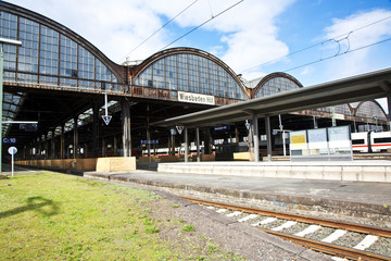 classicistic iron train station