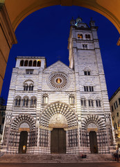 Cathedral of St. Lawrence (st Lorenzo) Genoa Italy
