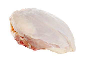 isolated raw chicken breast