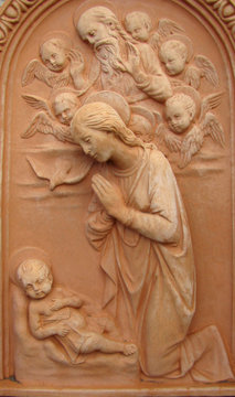 terracotta relief, Italy