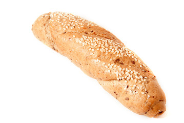 baguette isolated on white