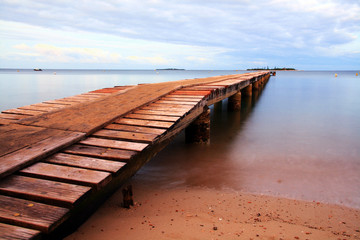 Wooden Harbour at New Caledonia © Aqnus