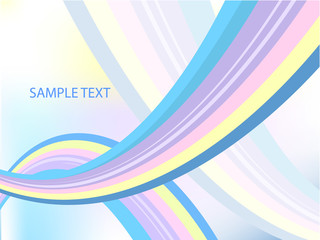 Motion lines on white background