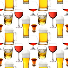 Seamless alcohol beverages