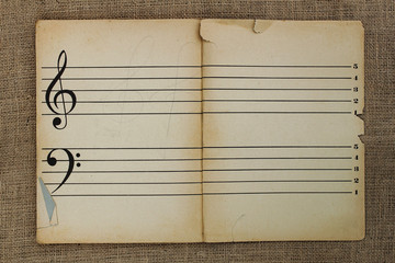 Old Musical Notebook