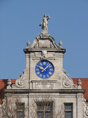 detail neues rathaus leipzig
