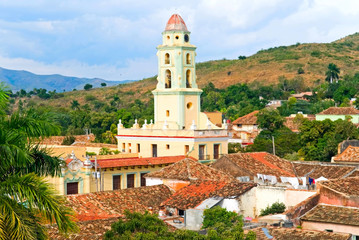 the view of Trinidad, Cuba