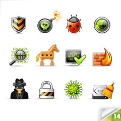 Infinity Collection | Icon set 14 | Web Security