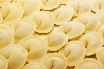 Pelmeni with sour cream