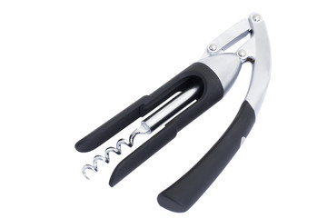 corkscrew isolated on white background