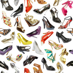 seamless  background from shoes