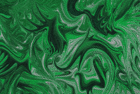 mosaico verde