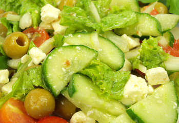 Fresh salad background