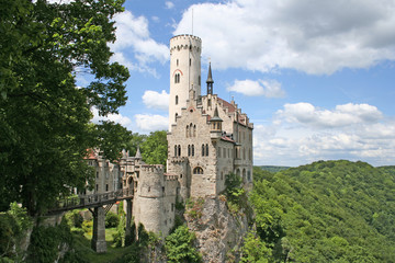 Germany: Burg Lichtenstein, a fairy-tale castle
