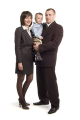 business people family