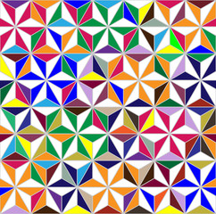 Geometric ornament. Vector seamless pattern