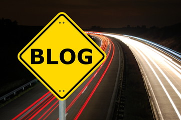 blog sign